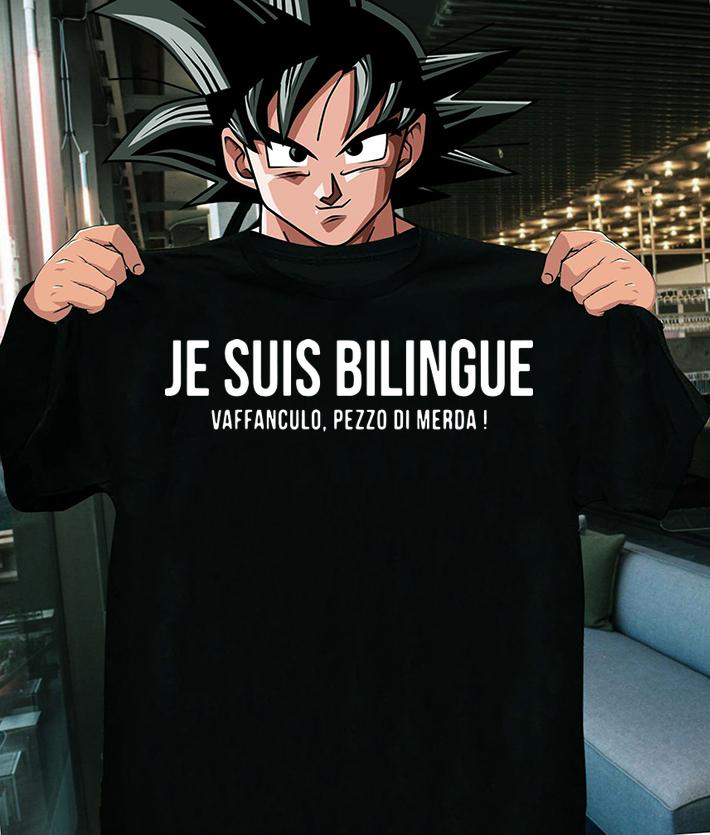 Je Suis Bilingue Vaffanculo Pezzo Di Merda t-shirt shirt