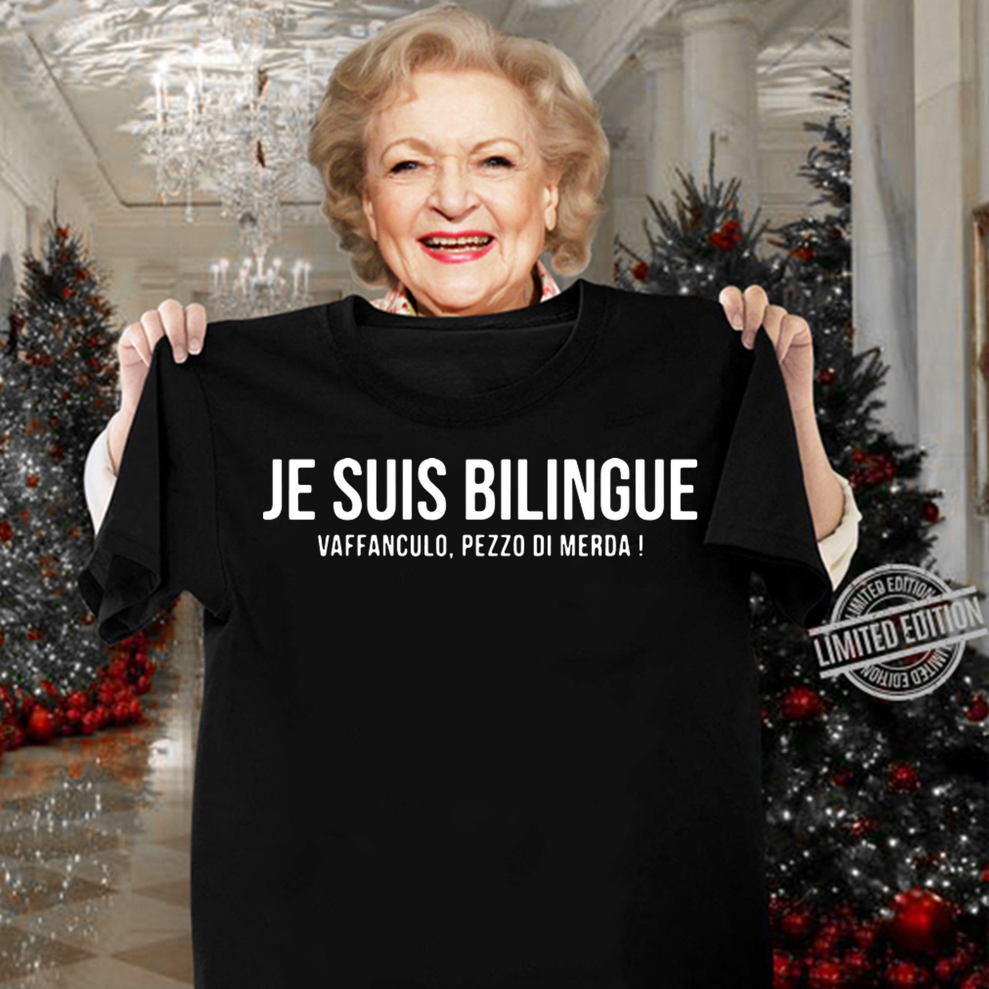 Je Suis Bilingue Vaffanculo Pezzo Di Merda t-shirt woman shirt
