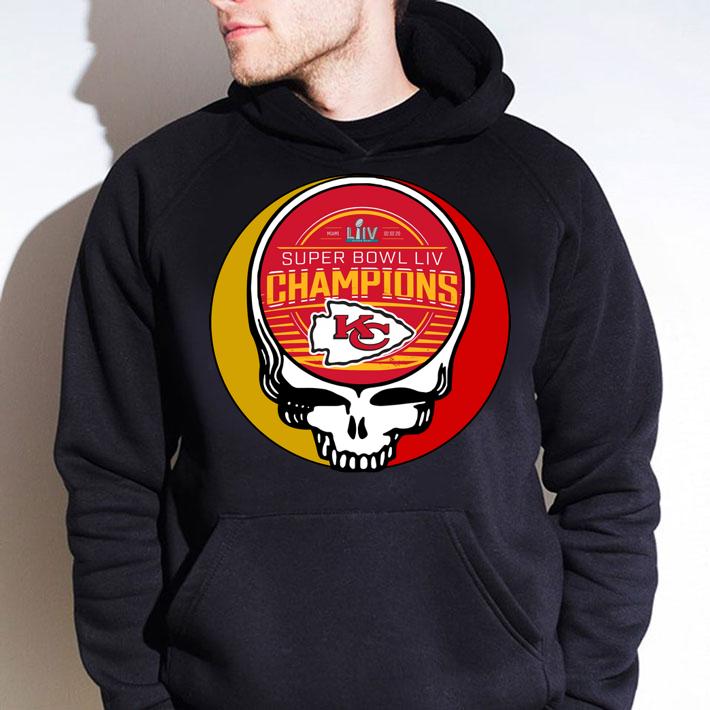 Premium Grateful Dead Mashup Super Bowl LIV Champions Kansas City Chiefs t-shirt hoodie