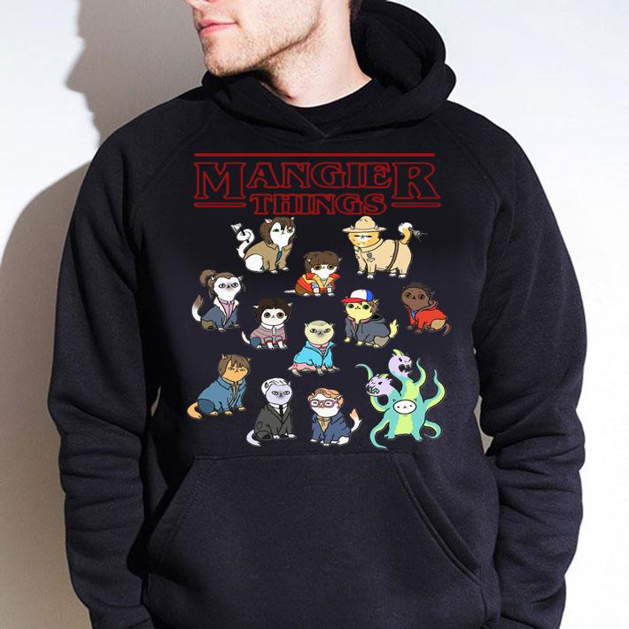 Mangier Things Cats Stranger Things t-shirt hoodie