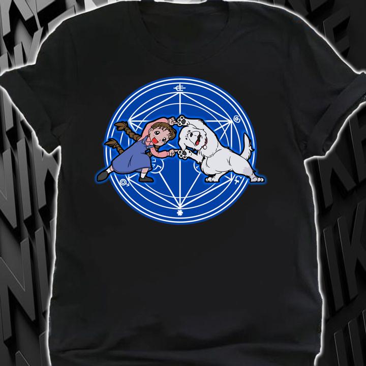 Nina And Dog Funny Fusion t-shirt shirt