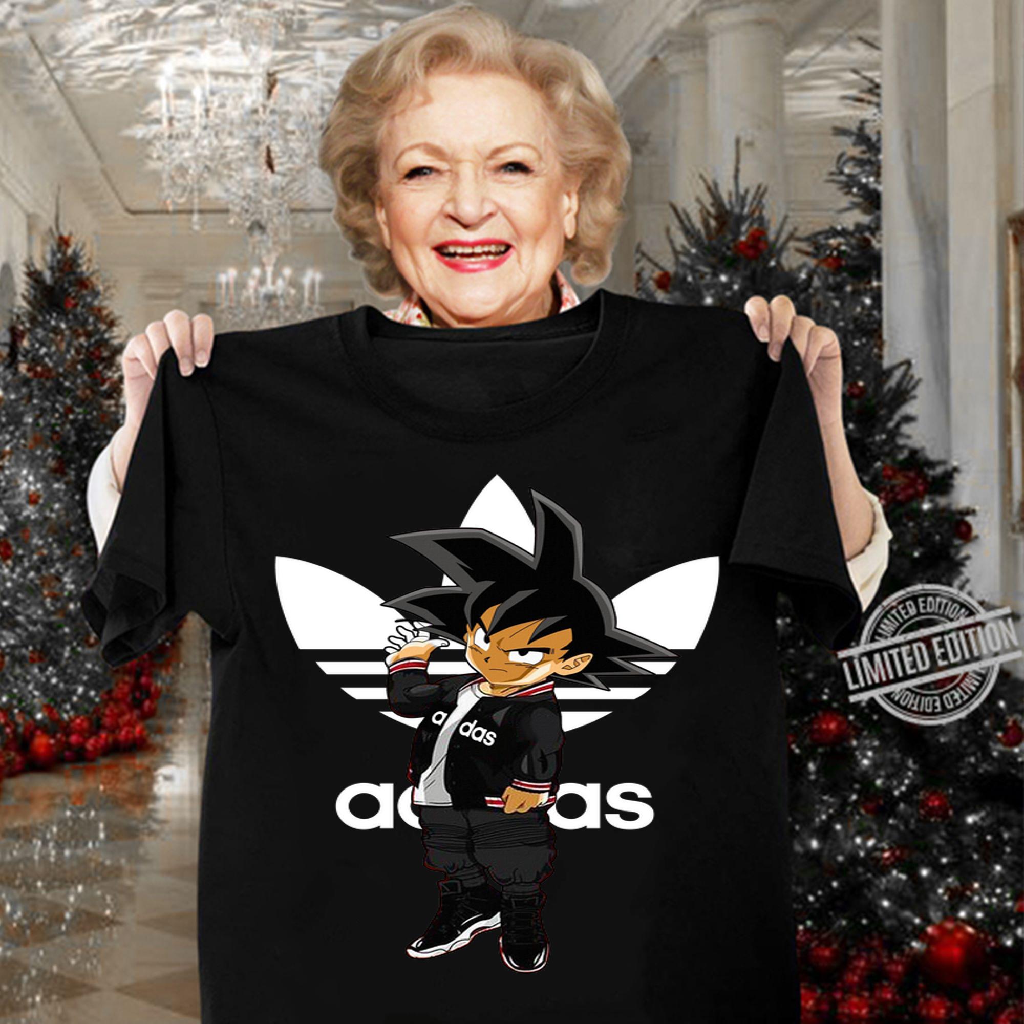 Son Goku adidas t-shirt woman shirt