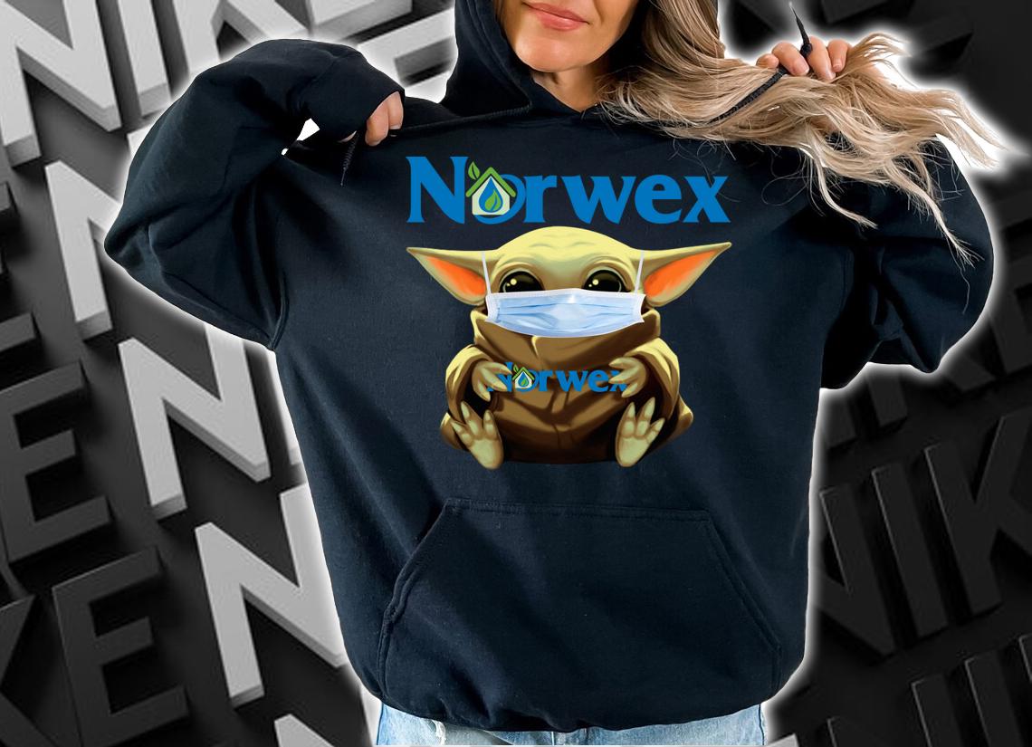 Star Wars Baby Yoda Mask Hug Norwex t-shirt hoodie