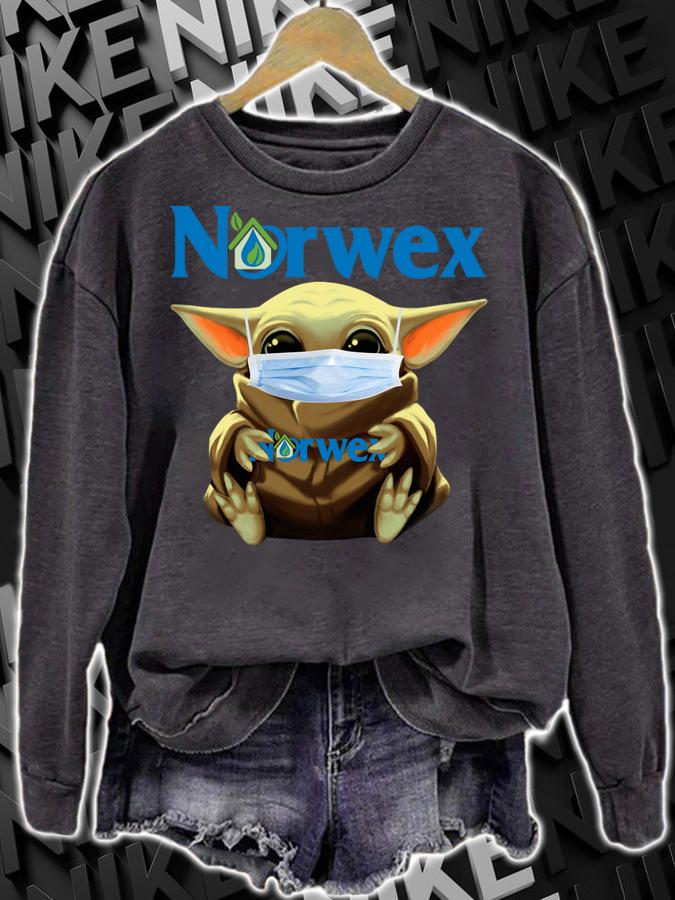 Star Wars Baby Yoda Mask Hug Norwex t-shirt sweatshirt