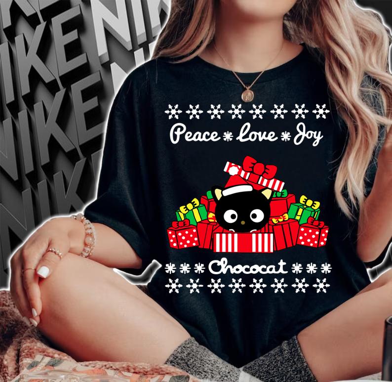 Chococat Ugly Sweater Christmas sweater t-shirt woman shirt