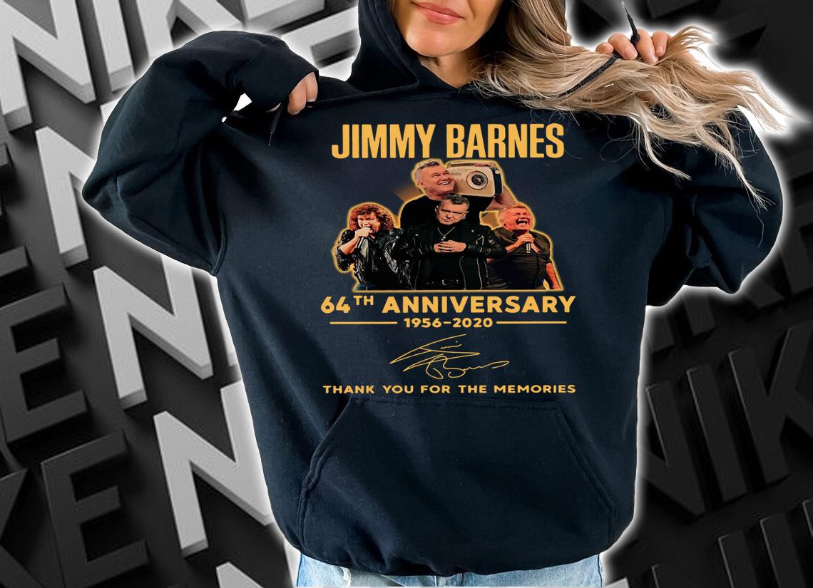 Jimmy Barnes 64Th Anniversary 1956 2020 signature t-shirt hoodie