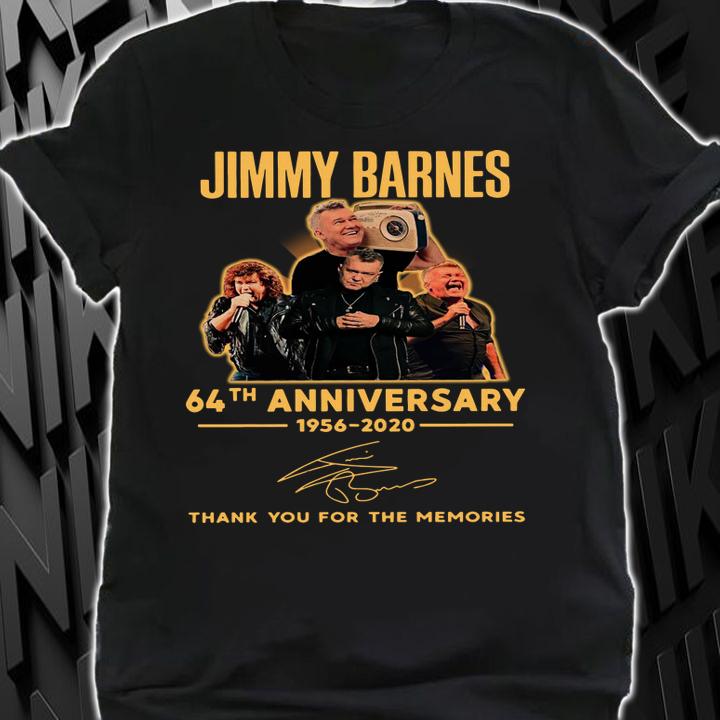 Jimmy Barnes 64Th Anniversary 1956 2020 signature t-shirt shirt