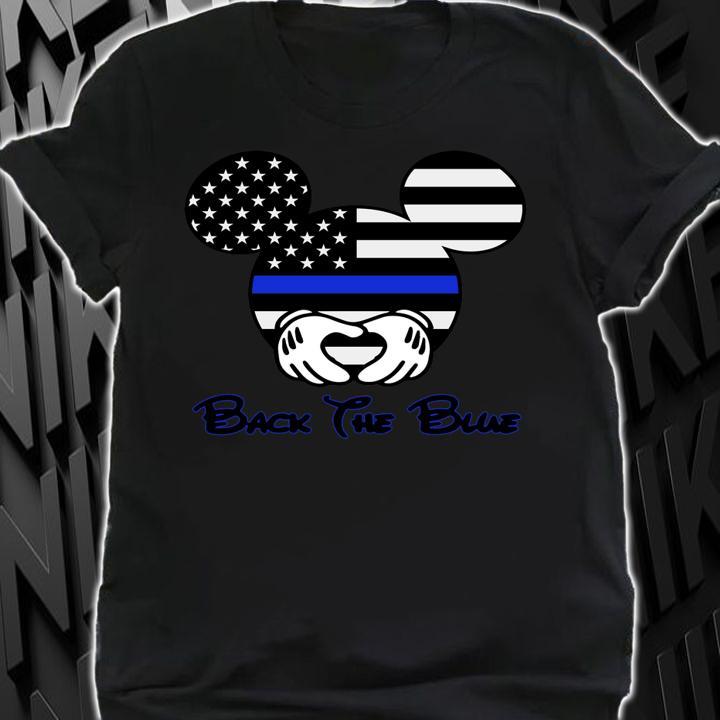 Thin Blue Line Mickey Mouse Back The Blue t-shirt shirt