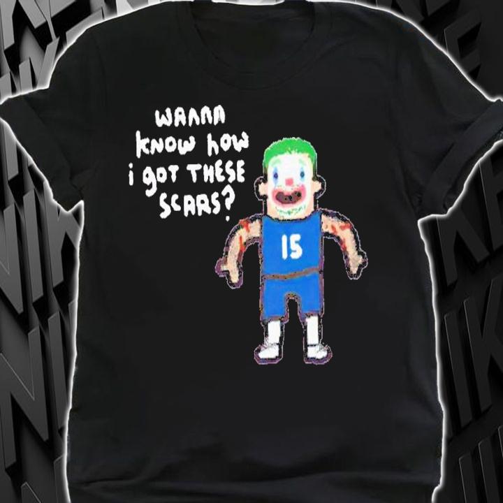Denver Nuggets The Joker wanna know how i got these scars t-shirt shirt