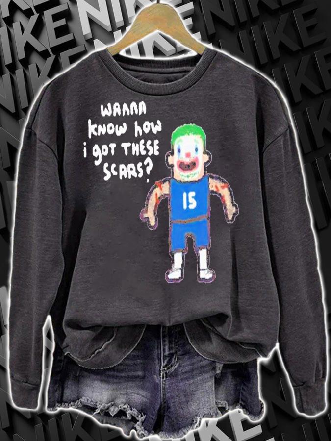 Denver Nuggets The Joker wanna know how i got these scars t-shirt sweatshirt