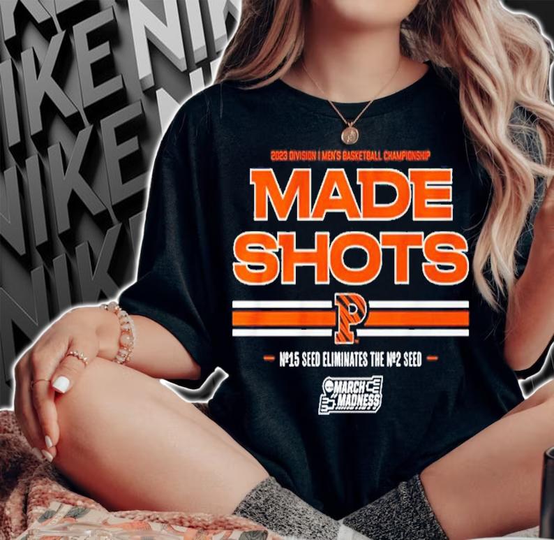 Down Syndrome Princeton Made Shots 2023 Division I Men's Basketball Championship t-shirt woman shirt