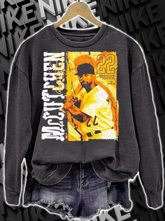 Andrew McCutchen #22 Pittsburgh Grunge signature shirt t-shirt sweatshirt