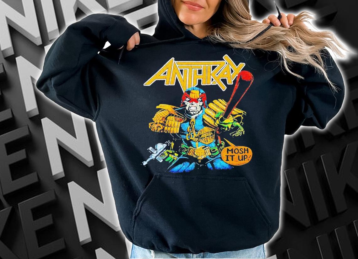 Anthrax Dredd Mosh shirt t-shirt hoodie