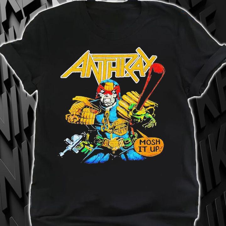 Anthrax Dredd Mosh shirt t-shirt shirt