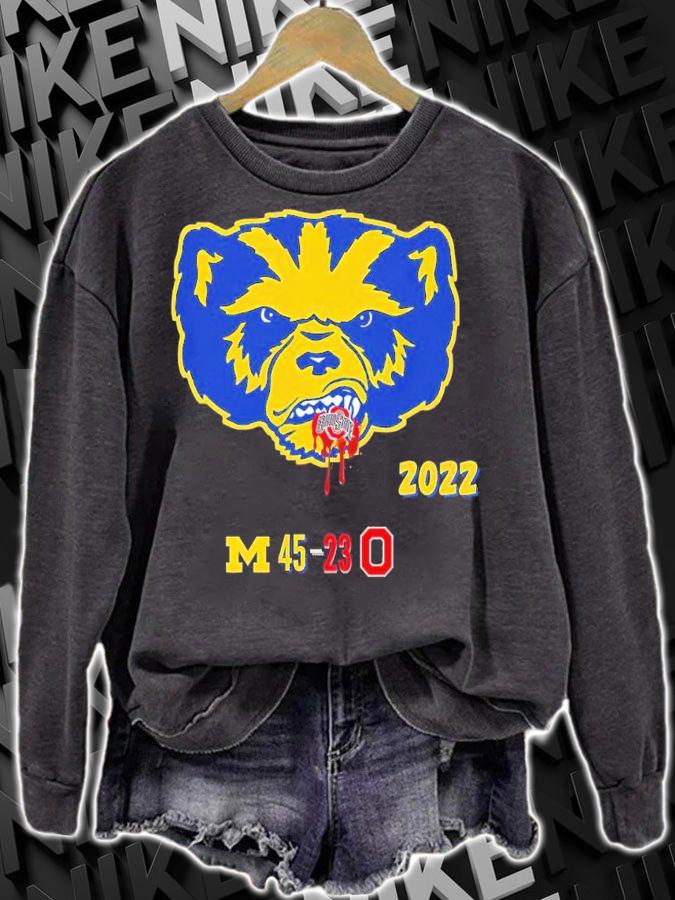 Blue Domination 2022 Michigan 45-23 Ohio State Buckeyes shirt t-shirt sweatshirt