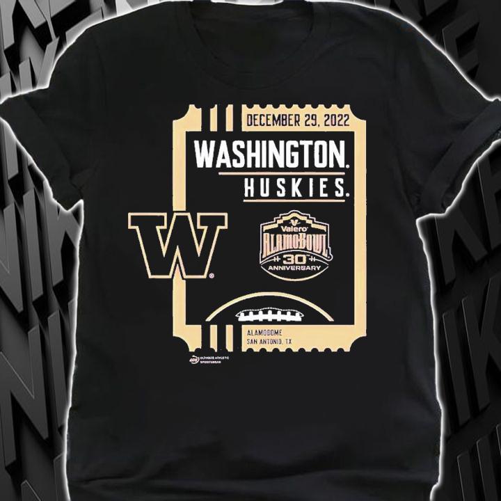 2022 Valero Alamo Bowl Washington Huskies December 29 2022 Alamodome San Antonio shirt t-shirt shirt