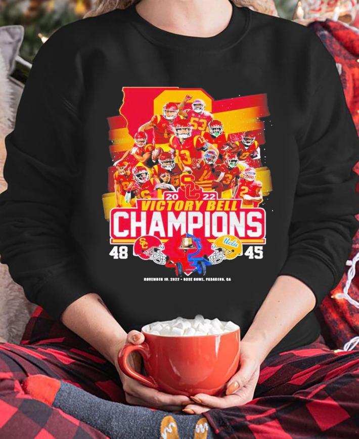 2022 Victory Bell Champions USC Trojans 48 45 UCLA Bruins shirt t-shirt sweatshirt