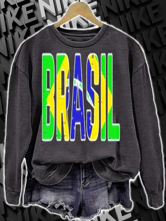 Brasil Flag Brazilian Soccer shirt t-shirt sweatshirt