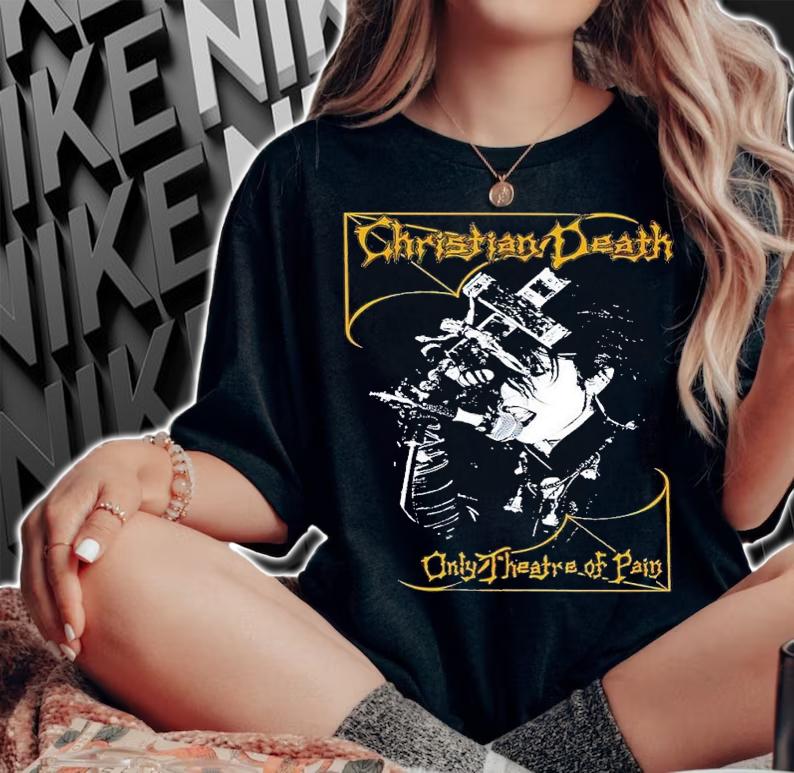 Christian Death Goth shirt t-shirt woman shirt