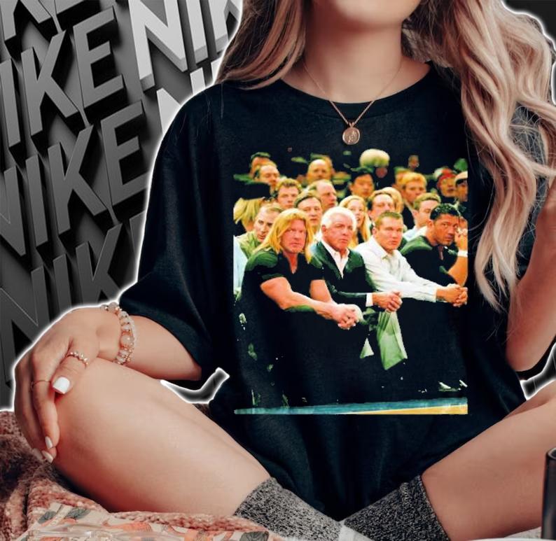 Evolution Sitting Courtside At An Nba Game In 2004 Shirt t-shirt woman shirt