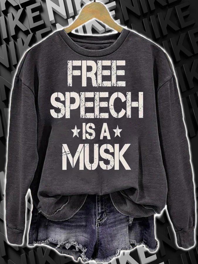 Free Speech Is A Musk Shirt t-shirt sweatshirt