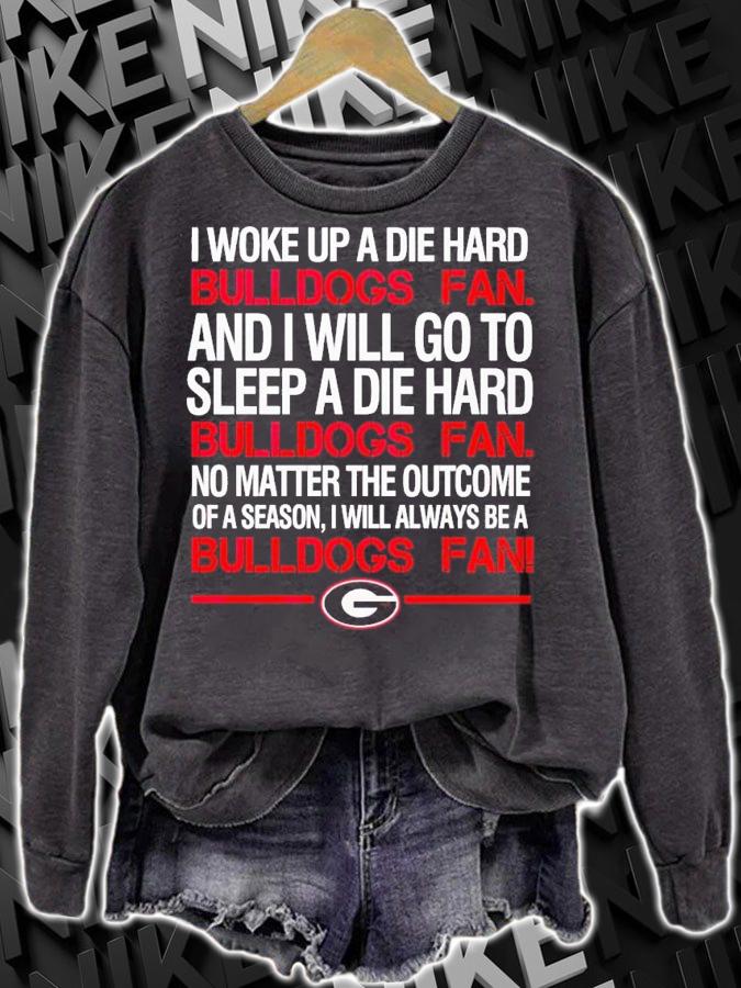 Georgia Bulldogs i woke up a die hard Bulldogs shirt t-shirt sweatshirt