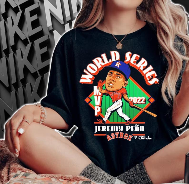 Houston Astros Jeremy Pea 2022 World Series Champions MVP Shirt t-shirt woman shirt