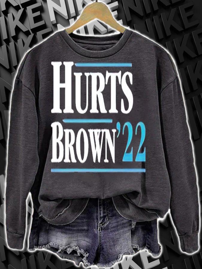 Hurts Brown 2022 shirt t-shirt sweatshirt