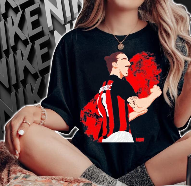 Ibrahimovic AC Milan New Shirt t-shirt woman shirt