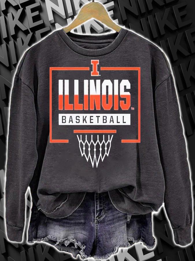 Illinois basketball backboard shirt t-shirt sweatshirt