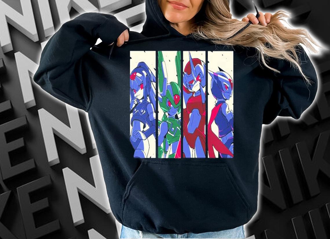 Mega Man Four Guardians Shirt t-shirt hoodie