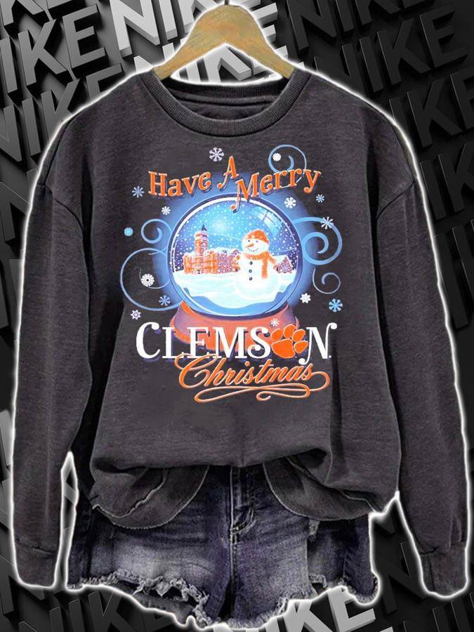 Merry Clemson Christmas shirt t-shirt sweatshirt