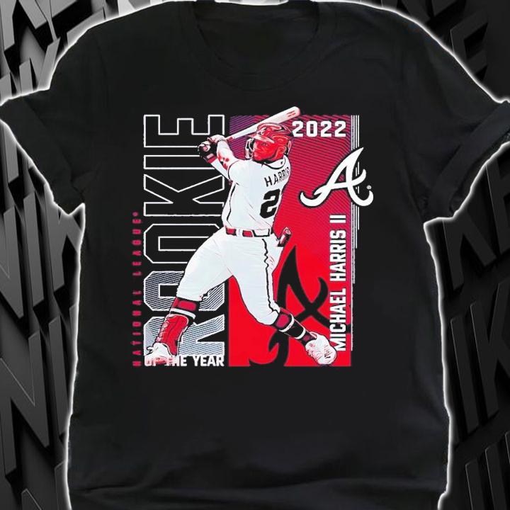Michael Harris II Atlanta Braves 2022 NL Rookie Of The Year Shirt t-shirt shirt