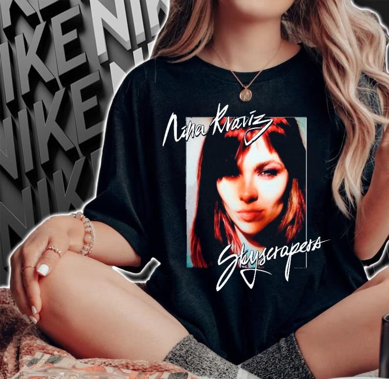 Nina Kraviz Skyscrapers shirt t-shirt woman shirt