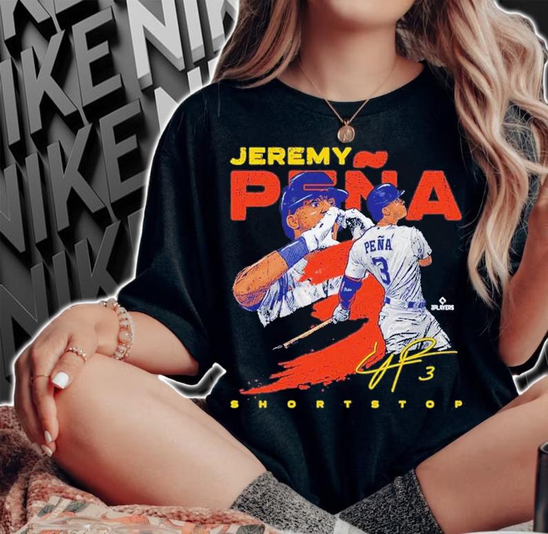 Jeremy Pena Houston Double Baseball Shirt t-shirt