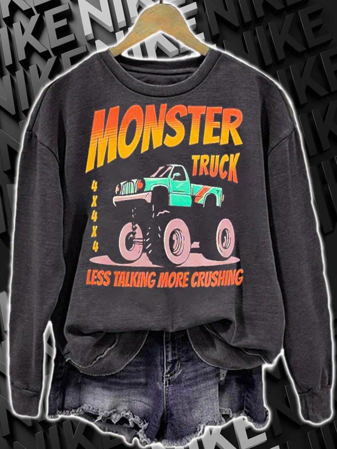 Monster Truck less talking more crushing shirt t-shirt