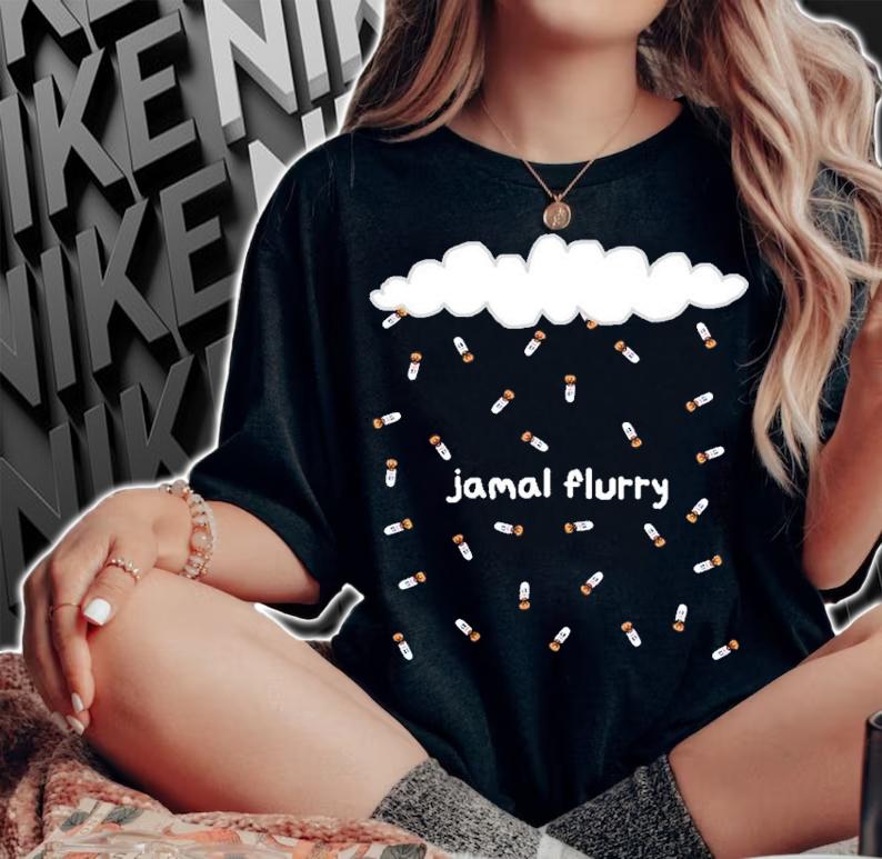 NBA Paint Jamal Flurry Shirt t-shirt woman shirt