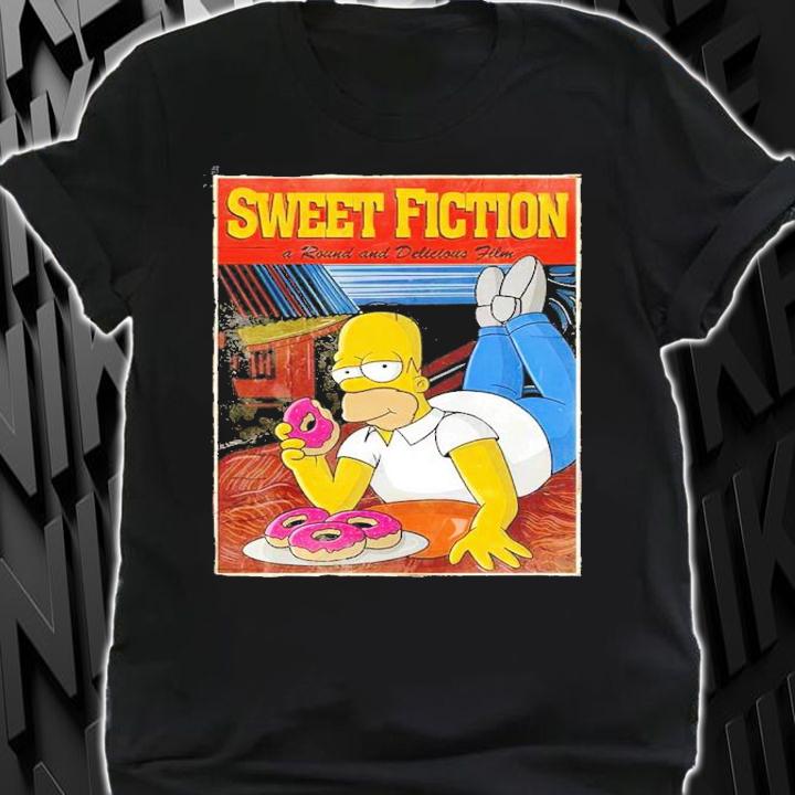 Sweet Fiction a round and delicious film shirt t-shirt