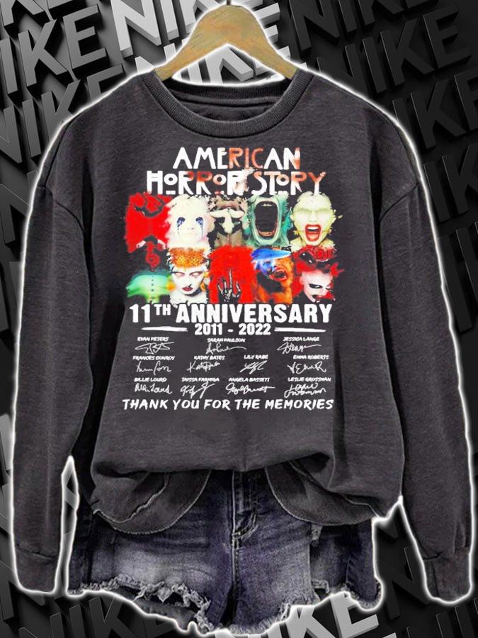 American Horror Story 11th anniversary 2011 2022 thank you for the memories shirt t-shirt