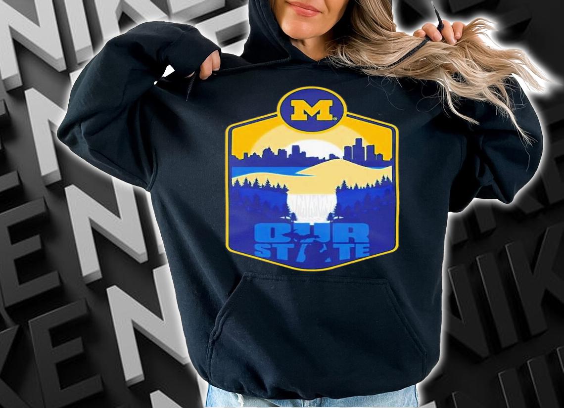 Big Ten Champs Goblue Our State Michigan Aaron Bills T-Shirt t-shirt hoodie