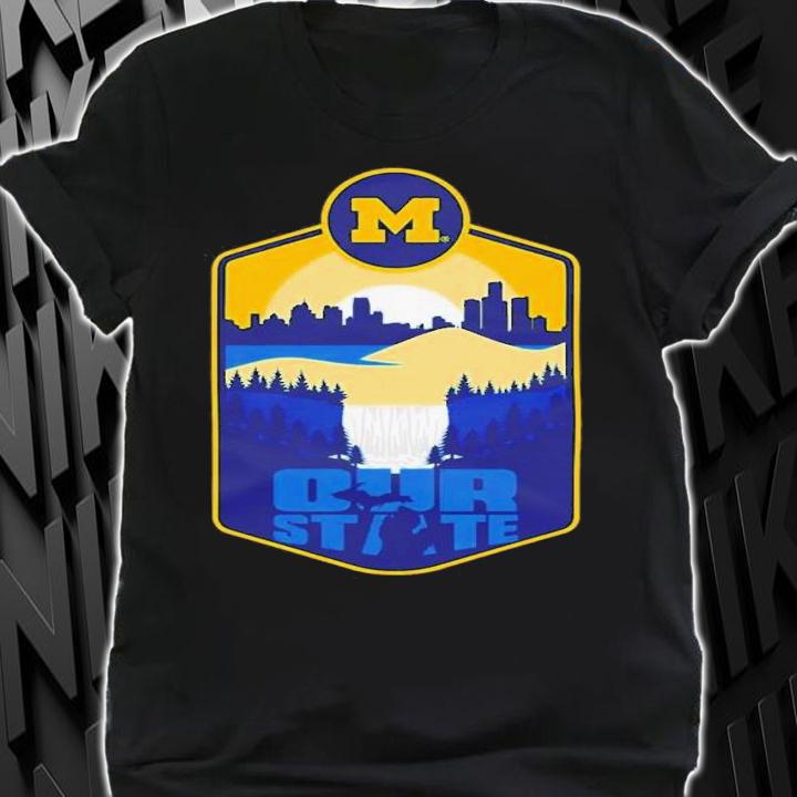 Big Ten Champs Goblue Our State Michigan Aaron Bills T-Shirt t-shirt shirt