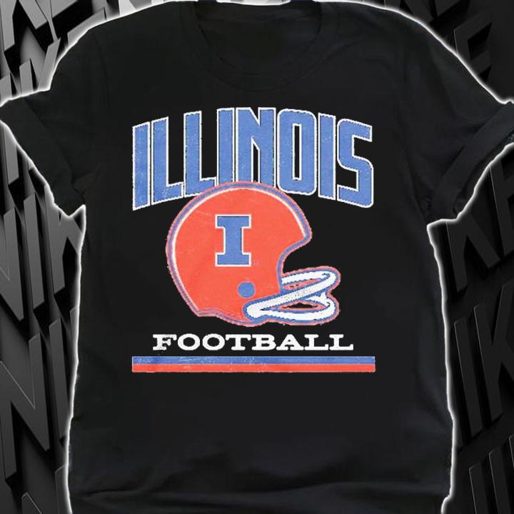 Illinois Vintage Football Helmet Shirt t-shirt shirt