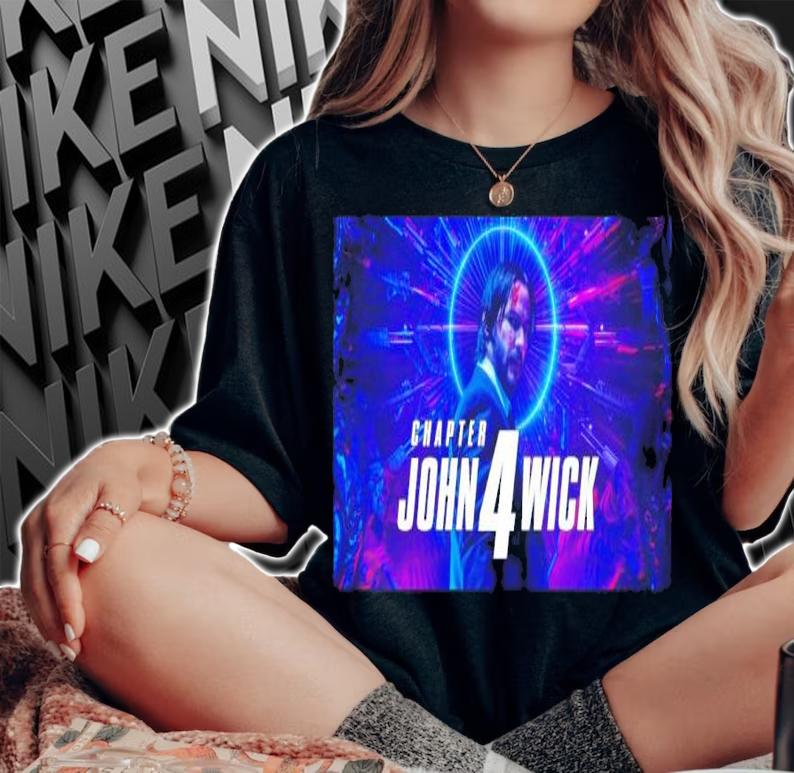 Keanu Reeves John Wick Chapter 4 Action Shirt t-shirt