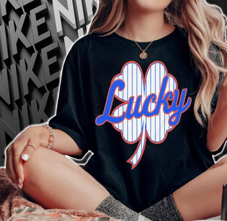 Lucky New York Mets shirt t-shirt woman shirt