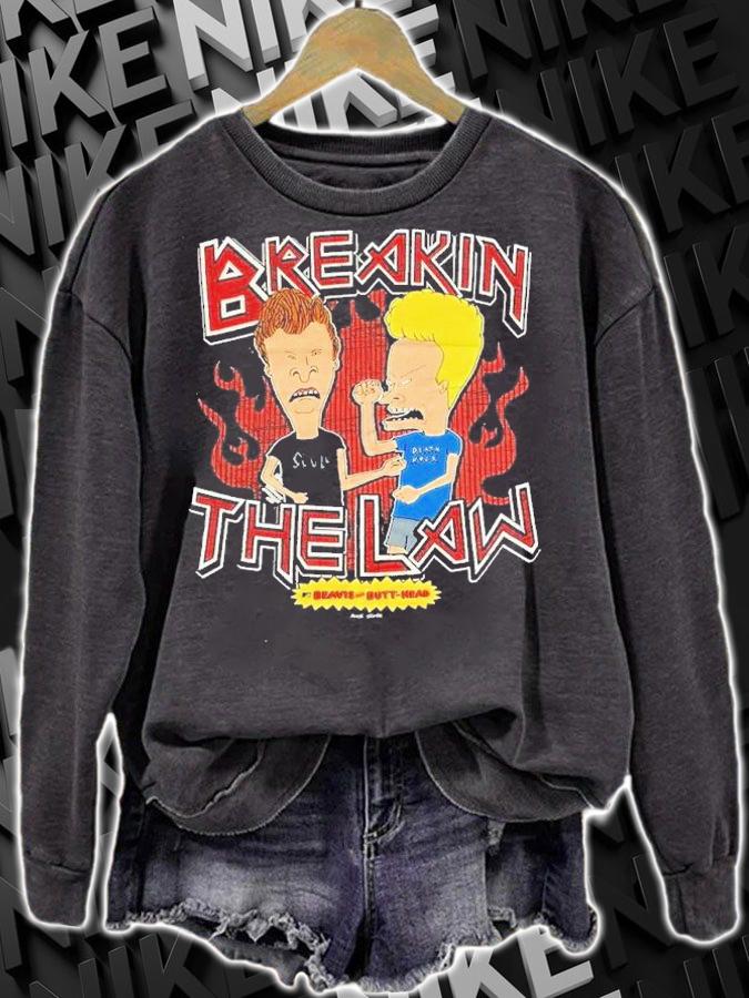 Breaking The Law Beavis And Butthead shirt t-shirt