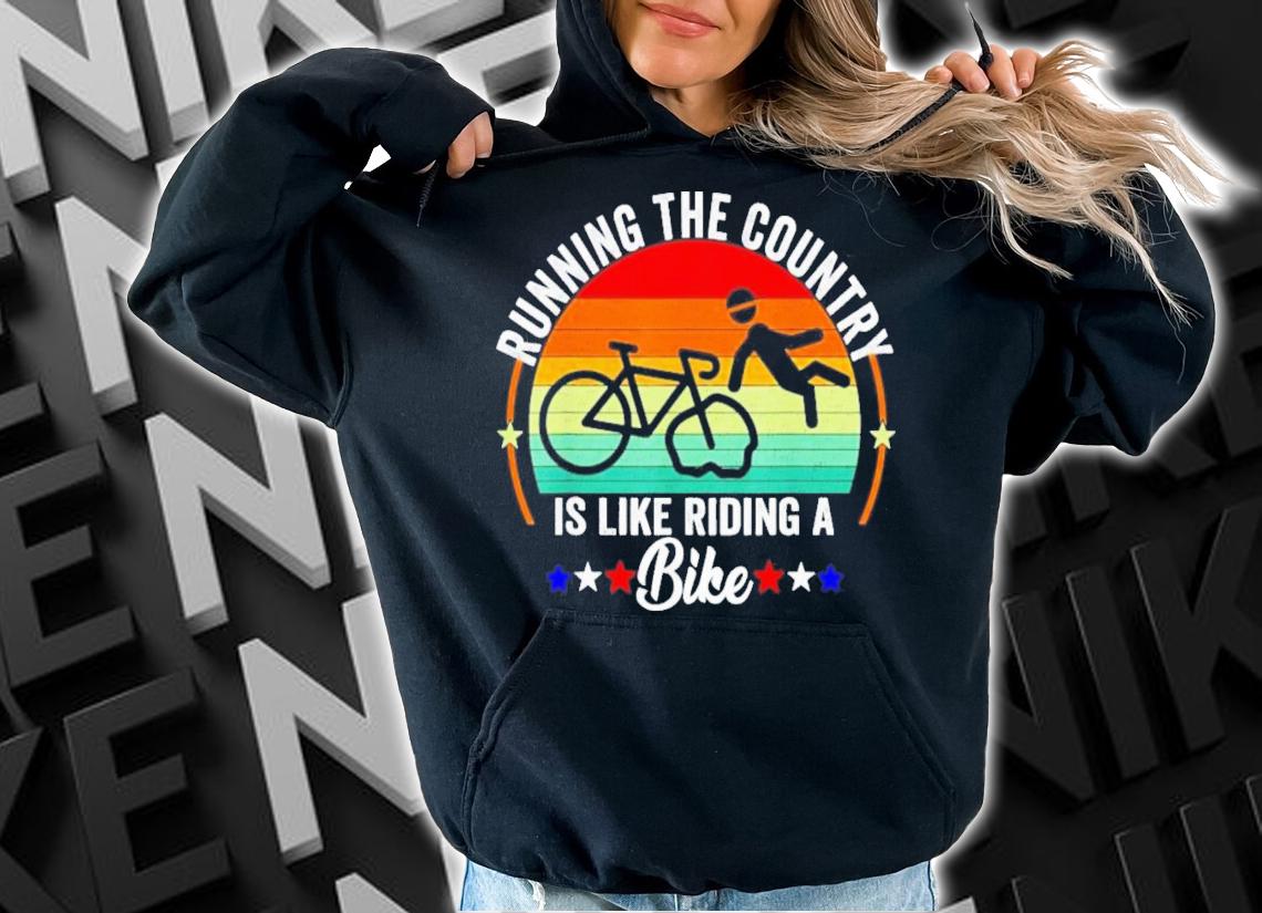 Biden Falling Off His Bicycle Biden Falls Off Bike Vintage T-Shirt t-shirt hoodie