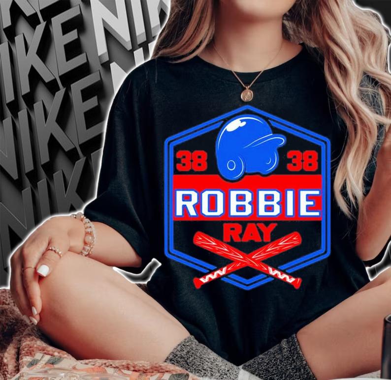 Blue Helmet Robbie Ray 38 Baseball Logo Shirt t-shirt