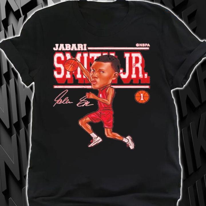 Jabari Smith Jr. Houston Cartoon Basketball Signature Shirt t-shirt