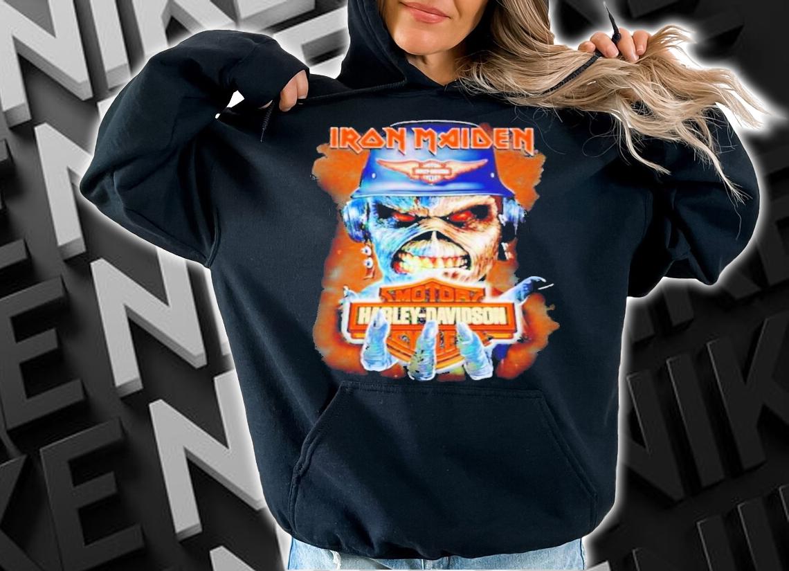 Skull Iron Maiden Motor Harley-Davidson Cycles Shirt t-shirt hoodie