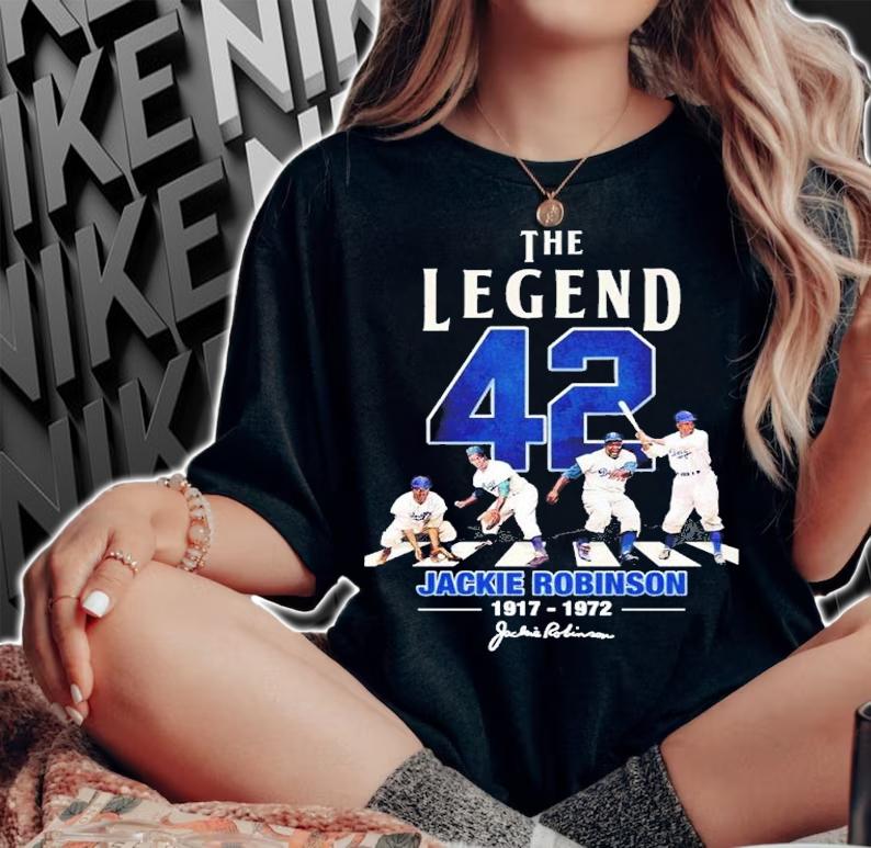 The Legend Jackie Robinson 1917 1972 signature shirt t-shirt